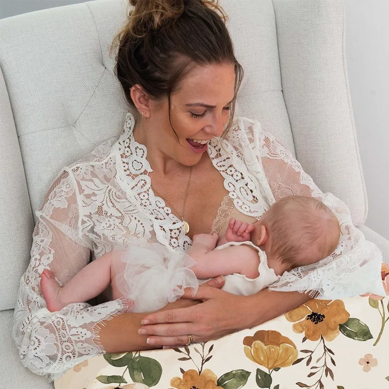 وسادة الرضاعة الطبيعية للطفل ب - مراجعة Nursing Pillow Breastfeeding وسعره